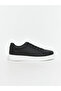 Men's Black Lace-Up Sneakers - 2