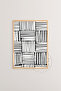 3 Piece Natural Color Real Wood Framed Painting Set - Model 2 - 4
