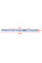 شريط إضاءة LED لثلاجة RONGSHENG/ HISENSE، قطعتان، E349766 MDDZ-162 - 6