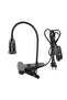 1.7m E27 Clamp Lamp Base EU Plug Hanging LED Socket Holder with Switch Wire Indoor Lighting Fixtu...