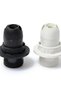 black 1PCS Edison Screw ES E14 M10 Light Bulb Lamp Holder Pendant Socket & Lampshade Collar - 8