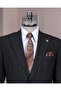 Italian Style Slim Fit Peak Lapel Jacket Pants Suit Black T14253 - 2