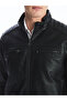 Sparkling Choices from Shining Store |   Standard Fit Men's Leather Look Jacket - 6