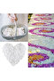 WHITE 1000 PCS Silk Flower Rose Petals Celebration Wedding Party Decoration White - 4