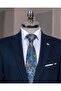 Italian Style Slim Fit Jacket Pant Suit Navy Blue T14392 - 2