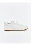 White Lace-Up Men's Sports Shoes - 2