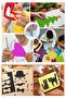 Purple Glitter Cardboard A3 30X40 cm 10 Pieces 1 Pack Glitter Background Cardboard Glitter Paper Kindergarten Nursery Event - 5
