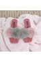 Women's Furry House Slippers with Pompoms, Stylish and Comfortable Daily Dowry Slippers