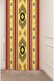 Authentic, Anatolian, Ethnic Patterned Special Design Digital Printed (Single Wing) Modern Stylish Background Curtain