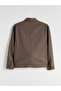 Khaki Shirt Collar Men's Jacket - 6