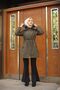 Khaki Fur Lined and Waterproof Women's Winter Coat & Coat - 3