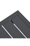 Garden Table Anthracite 34x34x38 cm Steel - 5