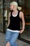 Black Double Layer Look Women's Tank Top Mg2558 - 4