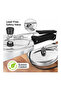 Aluminium Inner Lid Pressure Cooker Induction Base,5ltr,Durable and Fast Heat Distribution,BB2000 - 3
