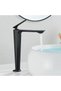 Black bowl sink faucet