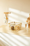 Gold Color Metal Basket 33X27X20 - 3