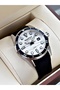 Men's Wristwatch with Calendar Sapphire Glass 24 Months Warranty Silicone Band Steel Case Adg1229Sz