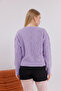 Women's Patterned Knitwear Sweater - Round Neck Comfortable Fit with 6 Color Options - 5