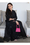 Lameesa Luxurious Abaya with hand-sewn sequins - 3