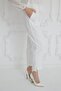 Crepe Pants with Cuts - 4