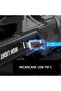 LED Flashlight USB, 5W, Yellow - 5