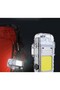 Keychain Flashlight With Lighter, USB C, Silver - 4