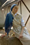 Inspired Gradient Pattern Shawl - Blue - 3