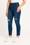Women’s High-Waist Skinny Jeans for Ladies – Slim Fit Stretch Denim with Distressed Detail - 6