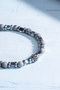 Certified Howlite Hematite Natural Stone Macrame Bracelet - 5