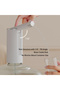 Folding Storage Water Pump, Desktop Quantitative Water Dispenser, White with Gold Accents - 3