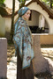 Inspired Marin Pattern Shawl - Green - 2