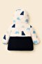 Cute Bear and Elephant Patterned, Hooded, Soft Fur Lined Inside, with Pockets, Waterproof, Children's Winter Coat - 5