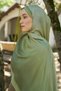 Inspired Gradient Pattern Shawl - Green