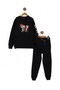 Boys' Seasonal Printed Back 2-Piece Seasonal Cotton Tracksuit Set for Ages 4-5-6-7-8 - 3