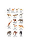 Safari Animals - 15pcs - 2