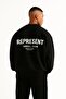 3 Yarn Combed Cotton Represent Printed Unisex Sweatshirt