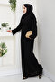 Ethnic Pattern Openwork Knitwear Dress and Undergarment Dress - Lined Set - 3