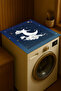 Washing Machine Dryer Cover Protection Pad Machine Mat Non-Slip Washable - 2