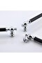 Furniture Kitchen Drawer Door Handle Cupboard Cabinet Handles Handle 32 cm 320 mm Chrome Black Metal - 5