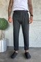 Men's Boyfriend Fit Pleated Double-Legged Smoked Fabric Trousers Ke-1054 - 2