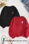 Dear Couple Combination Hello Kitty and Spidermn Printed Design Crew Neck Sweatshirt Set of 2