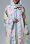 Colorful Elegant Prints Abaya - 2