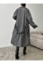 Cashmere Herringbone Pattern Coat - 4
