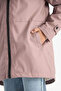 Water Repellent Hooded Zippered Dusty Rose Girl's Raincoat & Windbreaker C5229A8/Br287 - 3