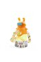 Quality Astronaut Rabbit Figured Water Bottle with Label Gift School Children's Water Bottle with Straw 750ml Yellow Color - 3