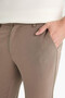 Tailored Fit Brown Men's Trousers C7508Ax/Bn571 - 4