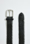 Kemer 2501 - Black Women's Belt with Antique Buckle - 3