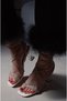 Elegance Stone-Embellished Sparkling Silver Lame Gray Ankle-Strap Transparent Heeled Stylish Evening Dress Shoes - 2
