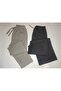 2-Piece Women's Single-Layer Modal Wide-Leg Sweatpants & Cotton Pajama Bottoms - 3