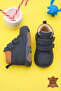 Genuine Leather Orthopedic Non-Slip Sole Waterproof Velcro Baby Boy Boots - 2